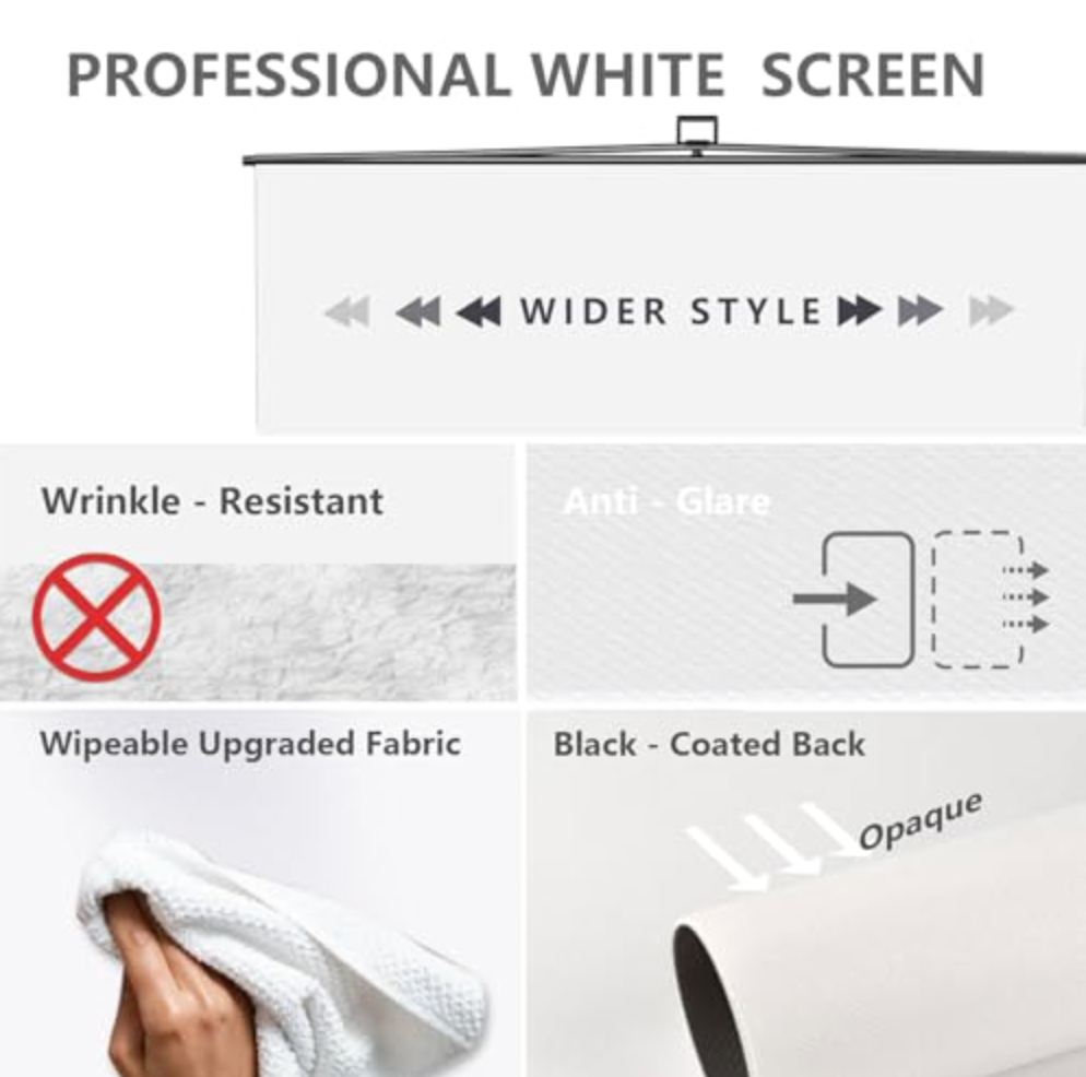 Large White Collapsible Backdrop ( More Color Options)