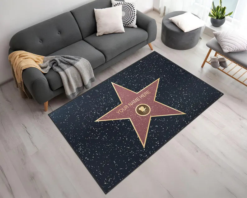 Personalized Star Rug — Your Moment to Shine
