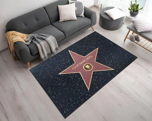 Personalized Star Rug — Your Moment to Shine