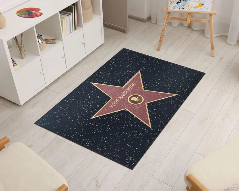 Personalized Star Rug — Your Moment to Shine