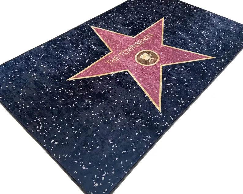 Personalized Star Rug — Your Moment to Shine