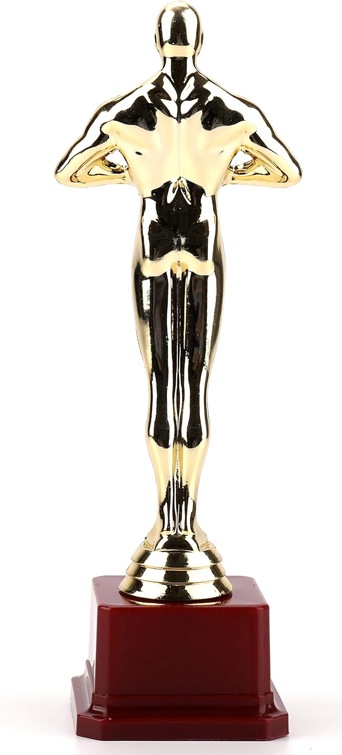 Oscar Style Gold Trophy Award - Perfect for Party Celebrations, Award Ceremony, and Appreciation Gift